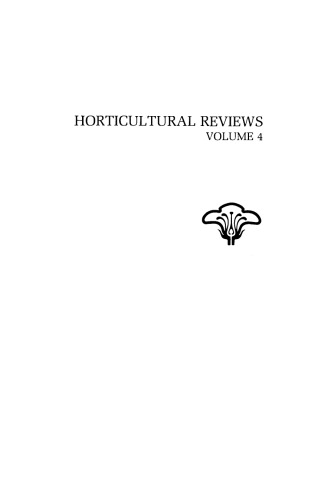 Horticultural Reviews, Volume 4.