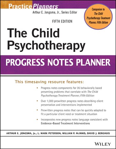 The Child Psychotherapy Progress Notes Planner