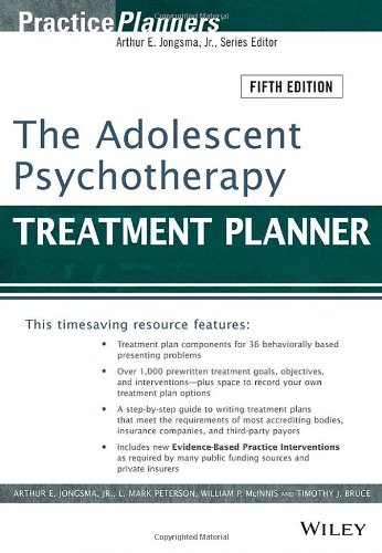 The Adolescent Psychotherapy Treatment Planner