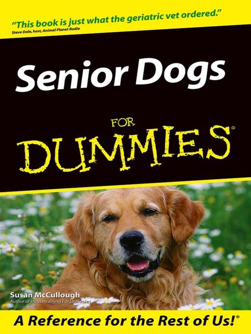 Senior Dogs For Dummies