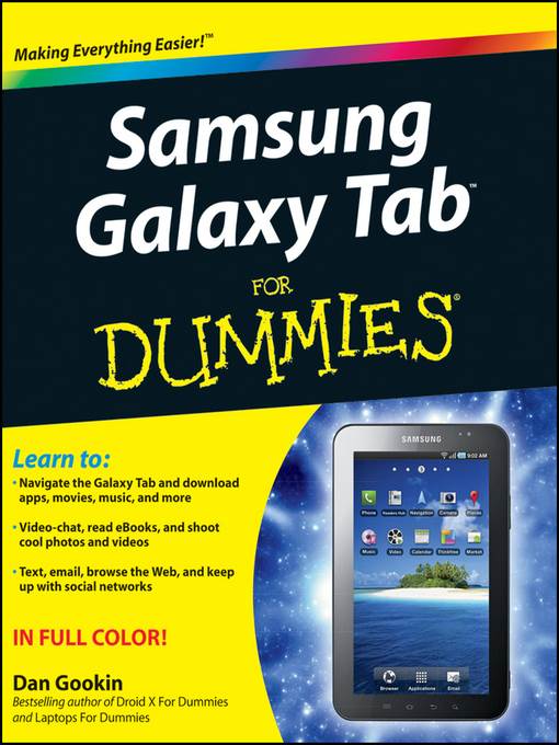 Samsung Galaxy Tab For Dummies