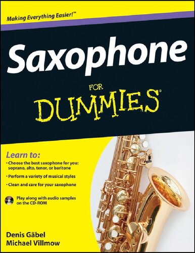 Saxophone for Dummies [With CDROM]