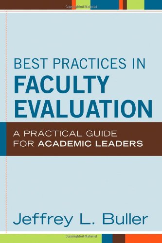 Best Practices in Faculty Evaluation