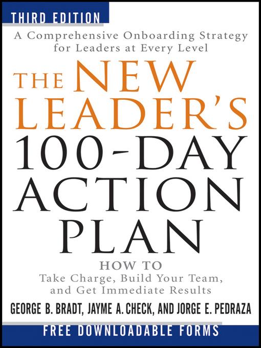 The New Leader's 100-Day Action Plan