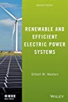 Renewable and Efficient Electric Power Systems