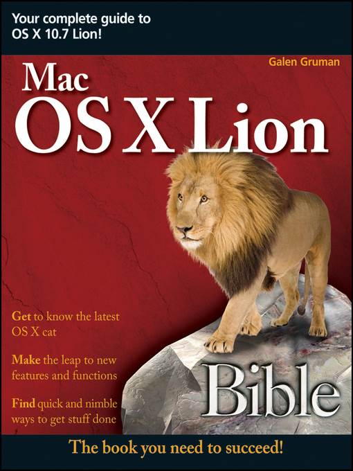 Mac OS X Lion Bible