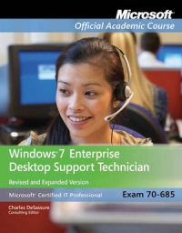 Windows 7 Enterprise Desktop Support Technician [With Paperback Book]