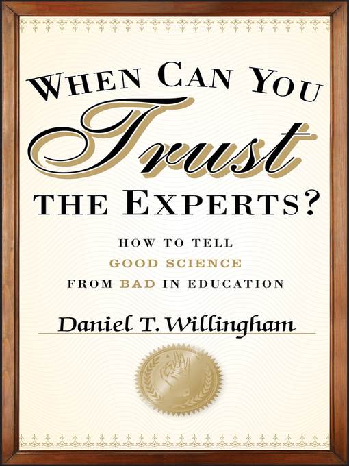 When Can You Trust the Experts