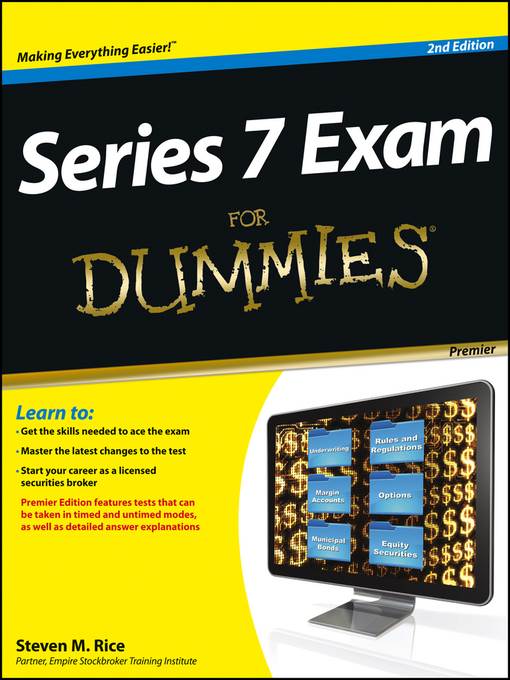 Series 7 Exam For Dummies