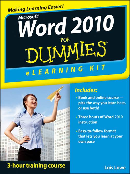 Word 2010 eLearning Kit For Dummies