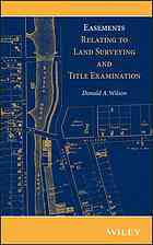 Easements Relating to Title Examination and Land Surveying