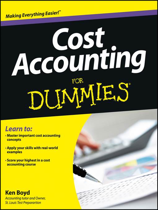 Cost Accounting For Dummies