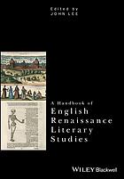 A handbook of English Renaissance literary studies