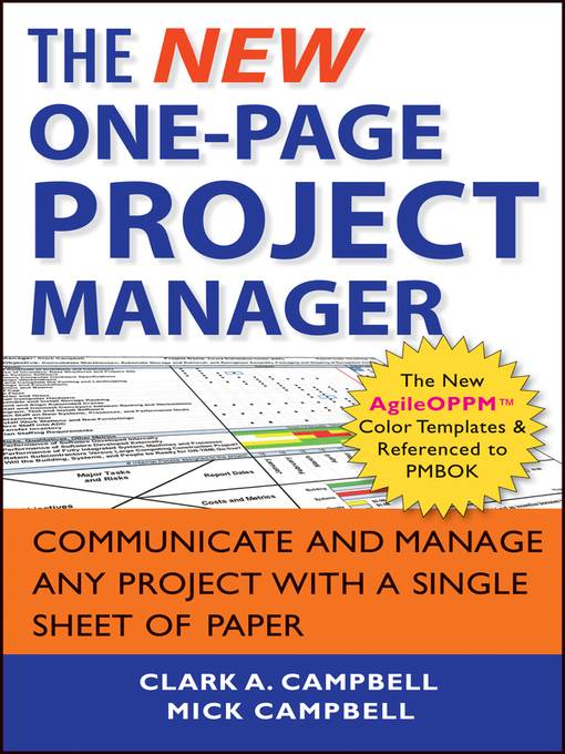 The New One-Page Project Manager