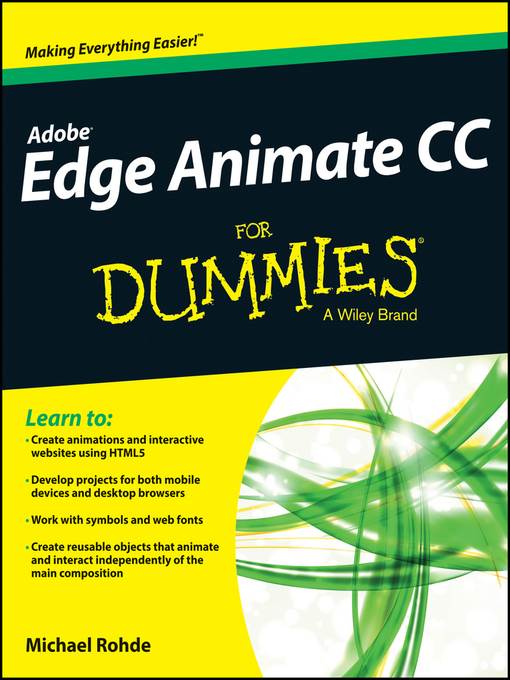 Adobe Edge Animate CC For Dummies