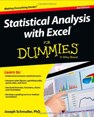 Statistical Analysis with Excel for Dummies