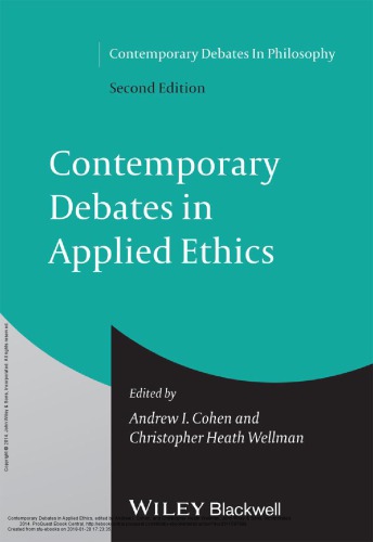 Contemporary Debates in Applied Ethics