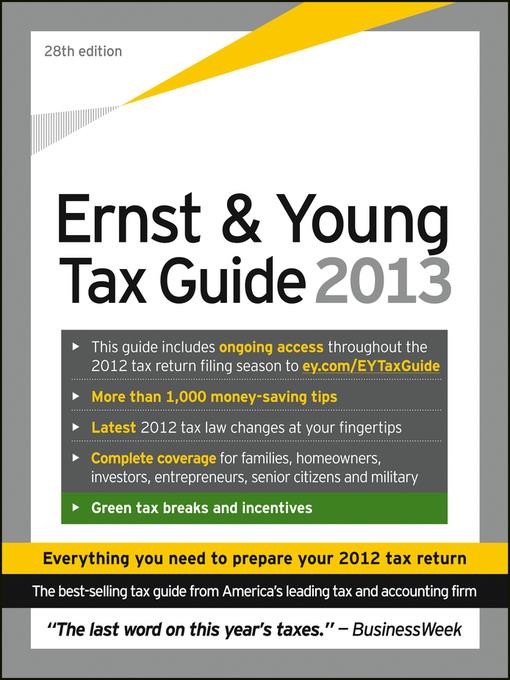 Ernst & Young Tax Guide 2013