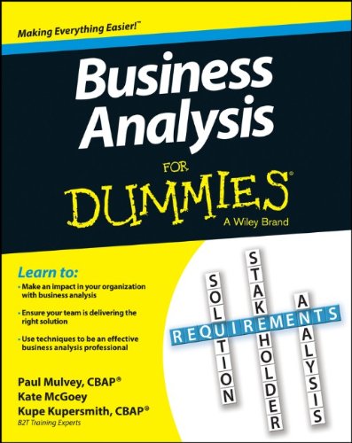 Business Analysis for Dummies