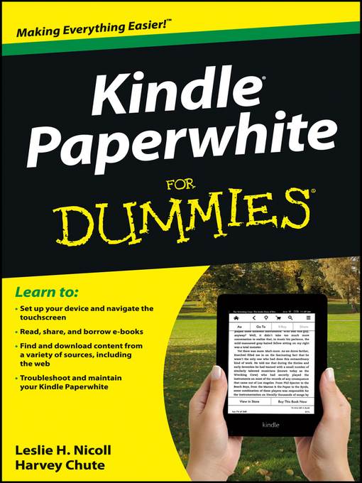 Kindle Paperwhite For Dummies