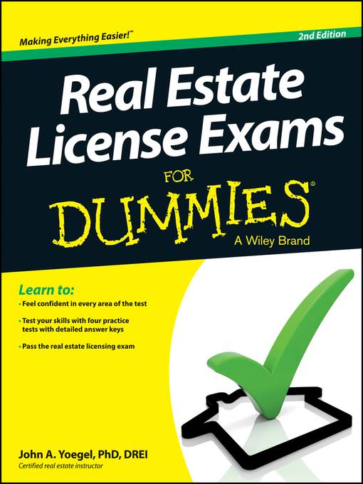 Real Estate License Exams For Dummies