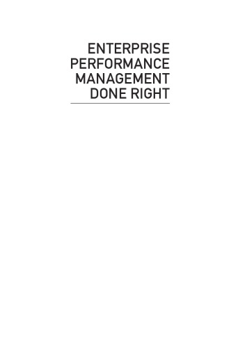 Enterprise performance management done right : an operating system for your organization