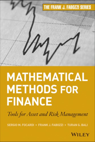 Mathematical methods for finance : tools for asset and risk management