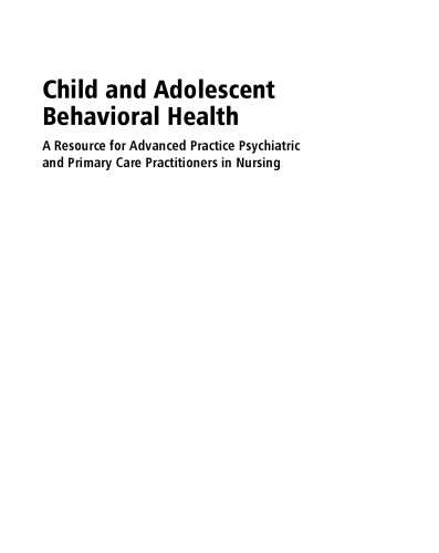 Child and adolescent behavioral health