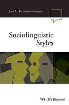 Sociolinguistic Styles