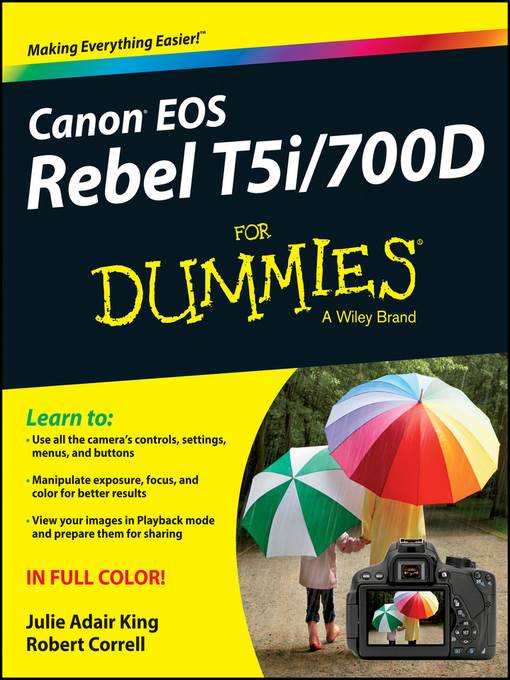 Canon EOS Rebel T5i/700D For Dummies