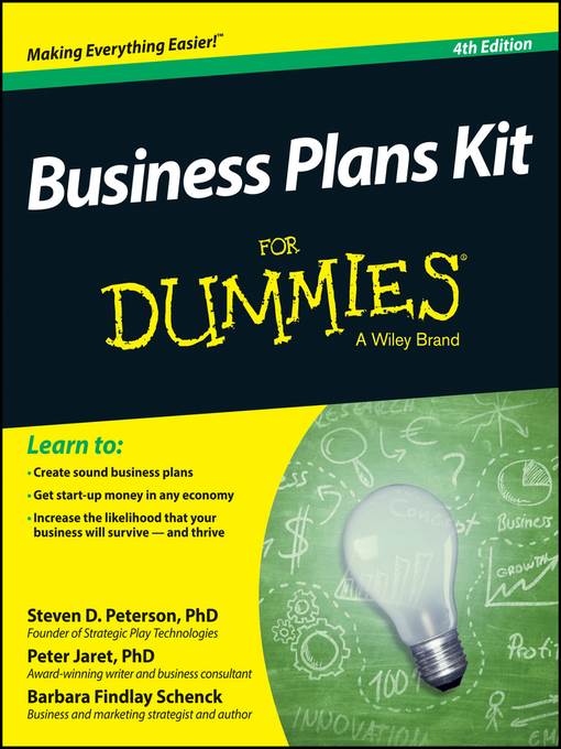 Business Plans Kit For Dummies