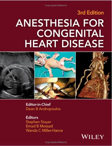 Anesthesia for Congenital Heart Disease