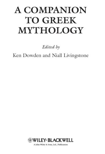 A Companion to Greek Mythology