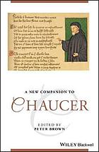 A New Companion to Chaucer