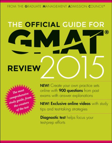 The Official Guide for GMAT Review 2015 with Online Question Bank and Exclusive Video