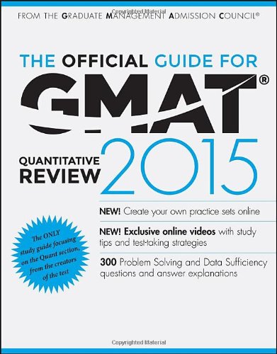 The Official Guide for GMAT Quantitative Review 2015