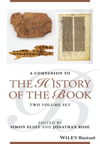 A companion to the history of the book