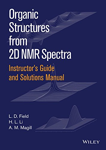 Organic Structures from 2D NMR Spectra, Instructor's Guide and Solutions Manual
