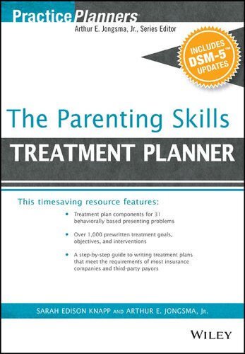 The Parenting Skills Treatment Planner, with Dsm-5 Updates