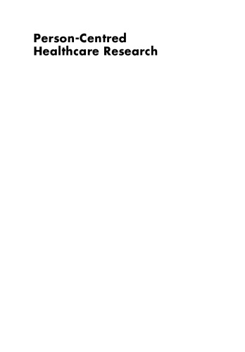 Person-centred healthcare research