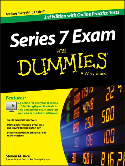 Series 7 Exam for Dummies, with Online Practice Tests