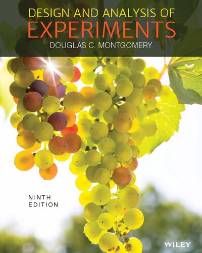 Design and Analysis of Experiments