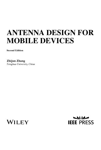 Antenna Design for Mobile Devices