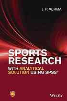 Sports Research with Analytical Solutions