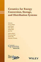 Ceramics for Energy Conversion, Storage, and Distribution Systems