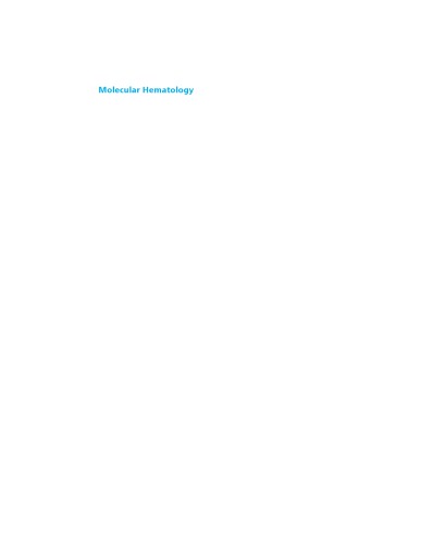 Molecular Hematology