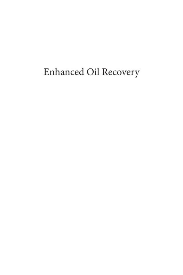 Enhanced Oil Recovery