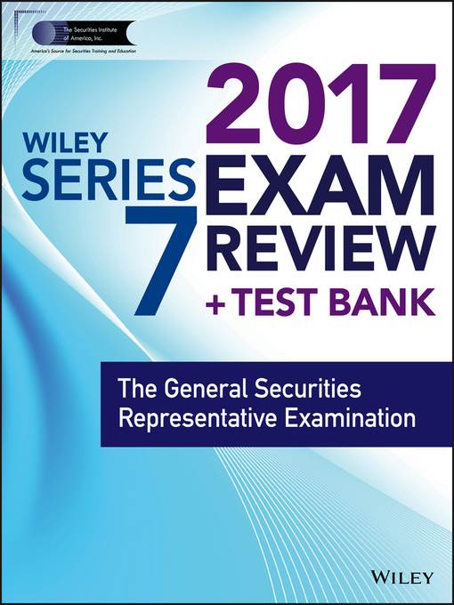 Wiley FINRA Series 7 Exam Review 2017