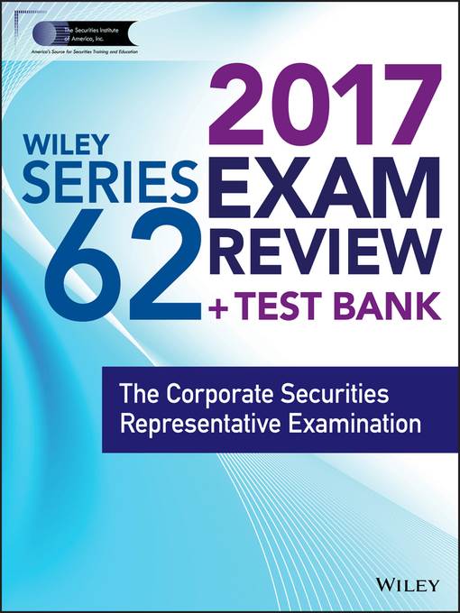 Wiley FINRA Series 62 Exam Review 2017