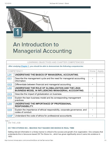 Managerial Accounting